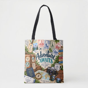Abenteuer warten Reisetasche