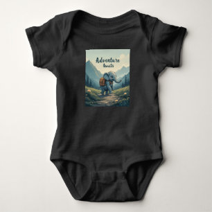 Abenteuer warten T-Shirt Baby Strampler