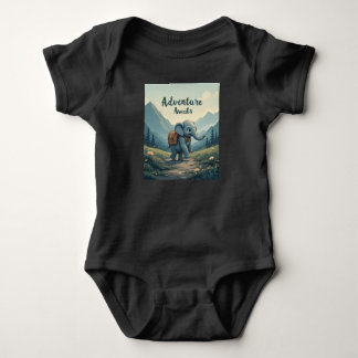 Abenteuer warten T-Shirt Baby Strampler