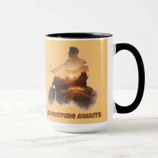 "Abenteuer warten"  Tasse