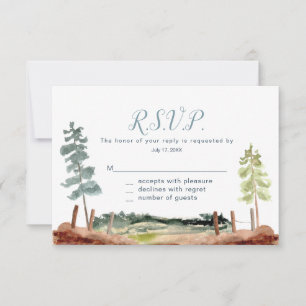 Abenteuer wartet Antwortkarten RSVP Karte