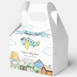 Abenteuer wartet auf Fluglotsen-Flugzeug-Baby-Part Geschenkschachtel