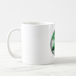 Abenteuer wartet auf Weltenbummler Retro-Kaffeetas Kaffeetasse