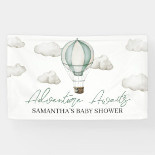 Abenteuer wartet Baby Shower Banner