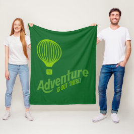 Abenteuer wartet da draußen 2 fleecedecke