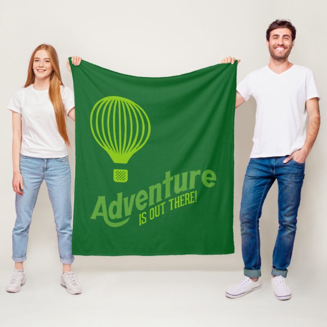 Abenteuer wartet da draußen 2 fleecedecke (Beispiel)