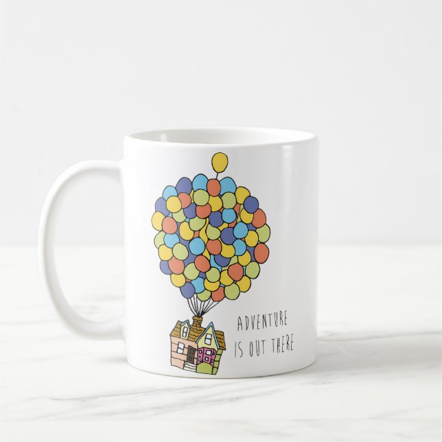 Abenteuer wartet da draußen kaffeetasse (Links)