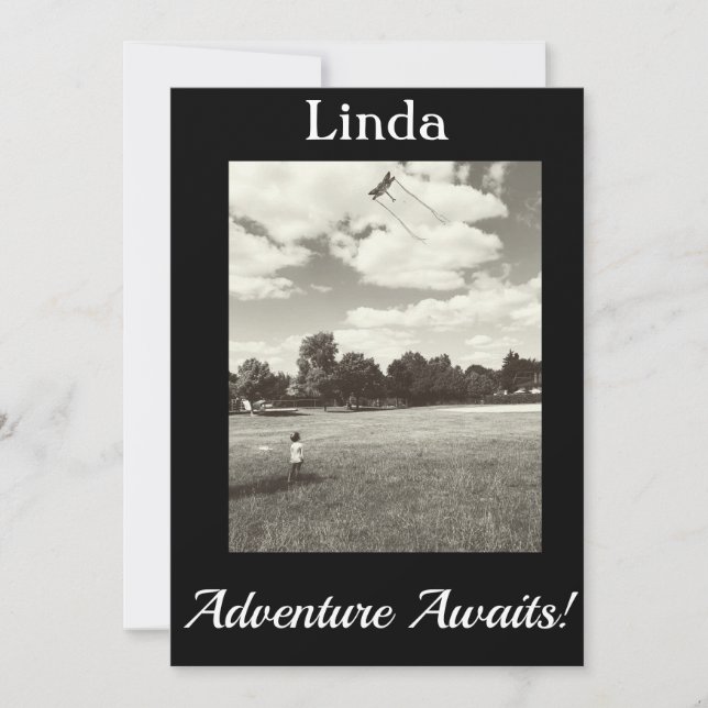 Abenteuer wartet! Inspiration für die Zukunft der  Karte (Vorderseite)