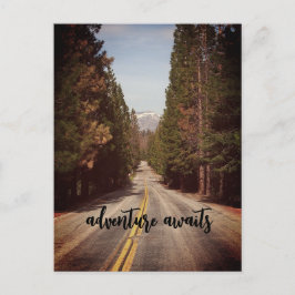 Abenteuer wartet Post Card Postkarte