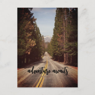 Abenteuer wartet Post Card Postkarte