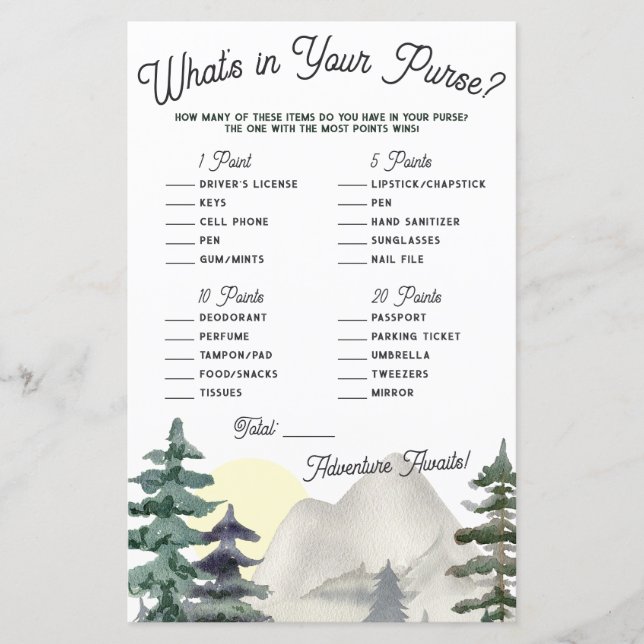 Abenteuer wartet! Was ist in deiner Geldbörse? Spi (Vorderseite)