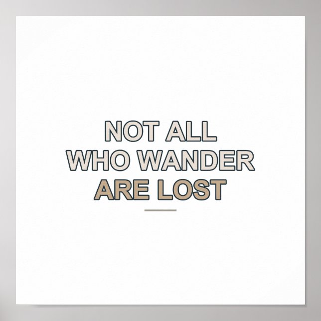 Abenteuer-Zitatposter - Typografische Wandkunst Poster (Vorne)