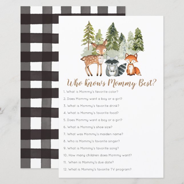 Abenteuercamper für Hirsche, der Mommy Best kennt (Vorne/Hinten)