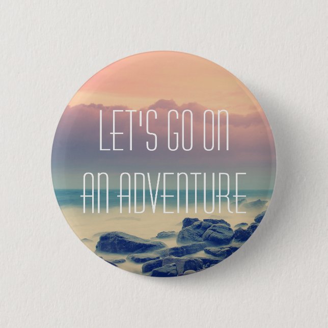 Abenteuerdruck Button (Vorderseite)