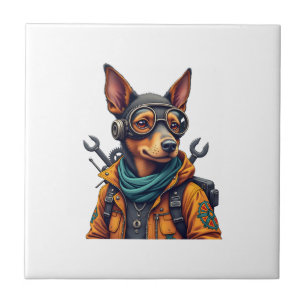 Abenteuerhund fliese