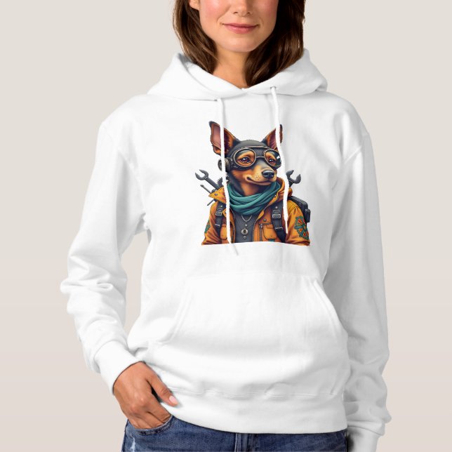 Abenteuerhund   hoodie (Vorderseite)