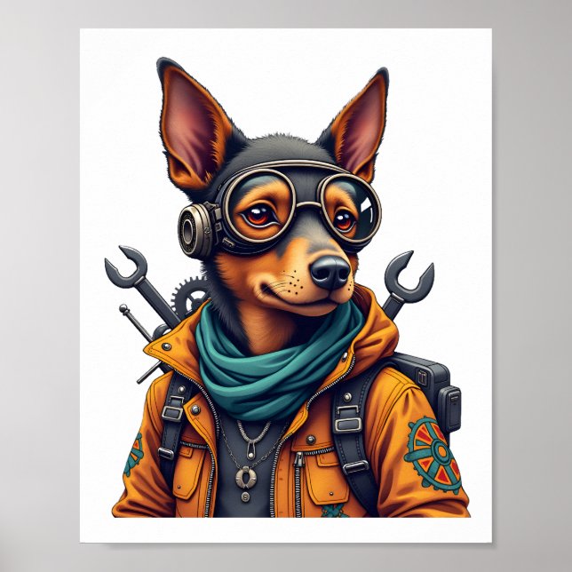 Abenteuerhund   poster (Vorne)
