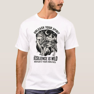 Abenteuerkarte Pfote Shirt – Reise Innerhalb Grafi