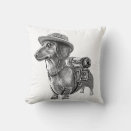 Abenteuerliche Dackel Kissen