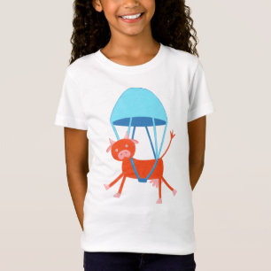 Abenteuerliche Kuh T-Shirt