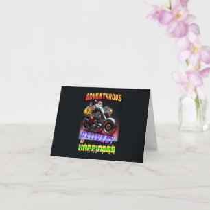 Abenteuerliche Lieferung von Glück Karte