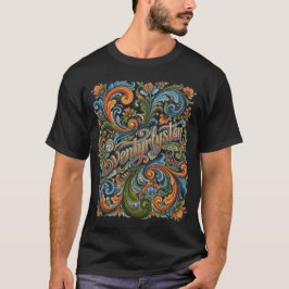 Abenteuerlustig: Norwegische Rosemaling-Folk-Art-K T-Shirt