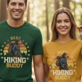 Abenteuerlustiger Airedale-Wanderer-Wildnisforsche T-Shirt