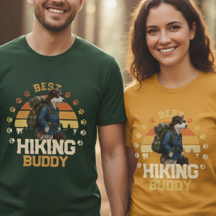 Abenteuerlustiger Akita-Wanderer-Wildnisforscher T-Shirt