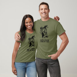 Abenteuerlustiger Dachshund-Wanderer Zuhause ist, T-Shirt