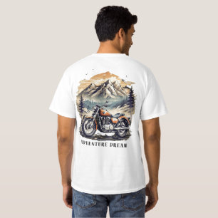 Abenteuertraum: Vintage-Legende-Fahrrad-Straßenrei T-Shirt