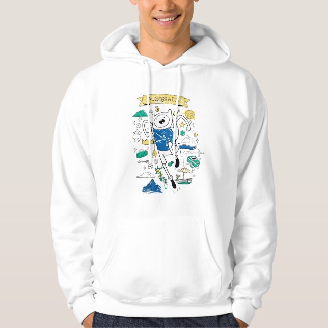 Abenteuerzeit | "Algebraic" Finn Sketch Hoodie (Vorderseite)