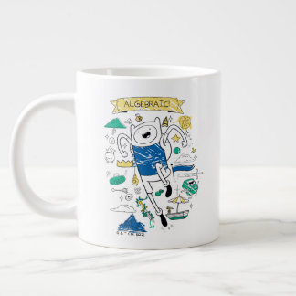 Abenteuerzeit | "Algebraic" Finn Sketch Jumbo-Tasse
