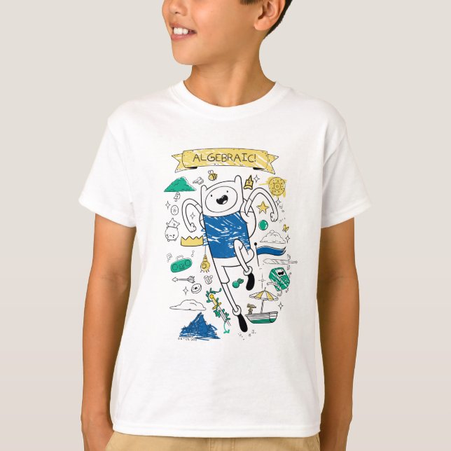Abenteuerzeit | "Algebraic" Finn Sketch T-Shirt (Vorderseite)