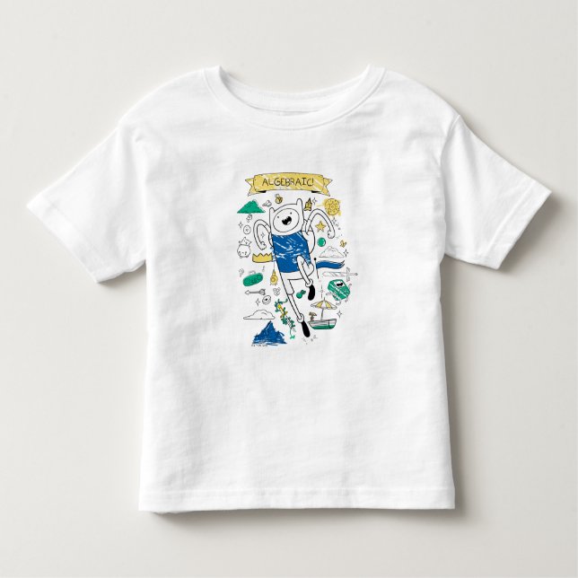 Abenteuerzeit | "Algebraic" Finn Sketch T - Shirt (Vorderseite)