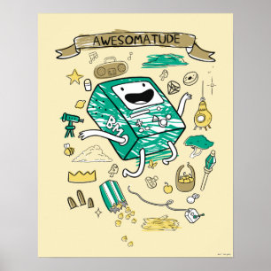 Abenteuerzeit   "Awesomatude" BMO Sketch Poster
