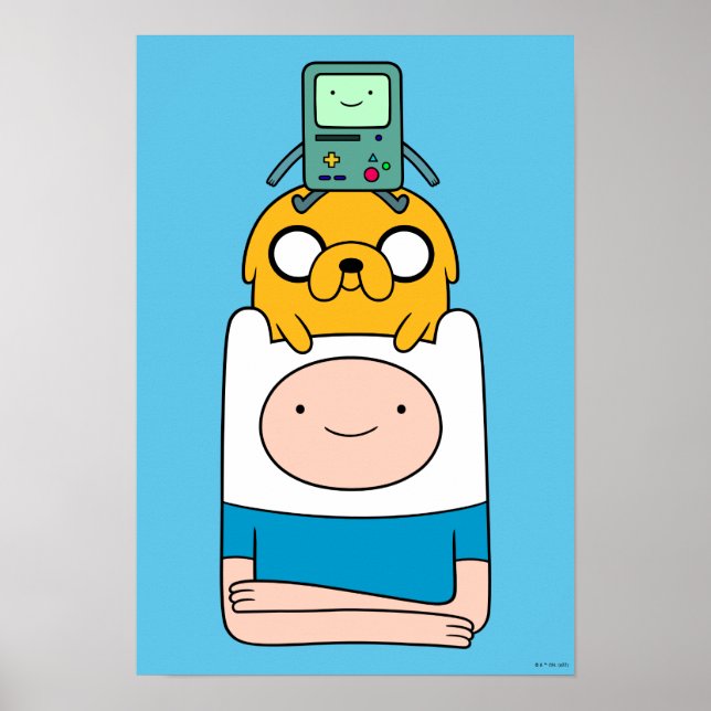 Abenteuerzeit | BMO, Jake & Finn Poster (Vorne)