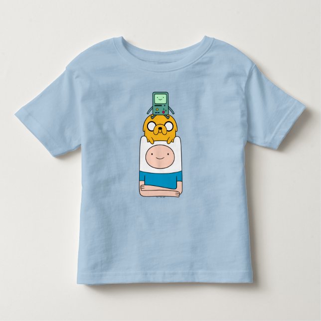 Abenteuerzeit | BMO, Jake & Finn T - Shirt (Vorderseite)