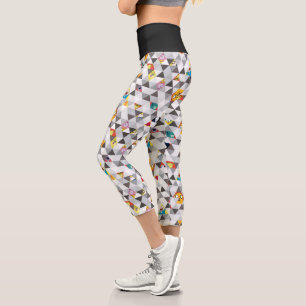 Abenteuerzeit Dreiecksmuster Capri Leggings