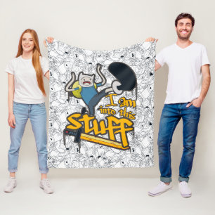 Abenteuerzeit   Finn "Ich bin in dieses Zeug" Fleecedecke