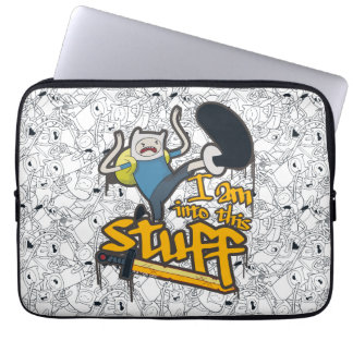 Abenteuerzeit | Finn "Ich bin in dieses Zeug" Laptopschutzhülle