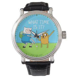 Abenteuerzeit   Finn & Jake Fist Bump Armbanduhr