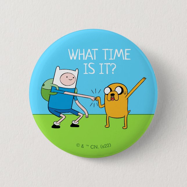 Abenteuerzeit | Finn & Jake Fist Bump Button (Vorderseite)