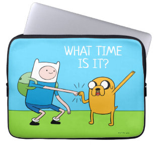 Abenteuerzeit   Finn & Jake Fist Bump Laptopschutzhülle