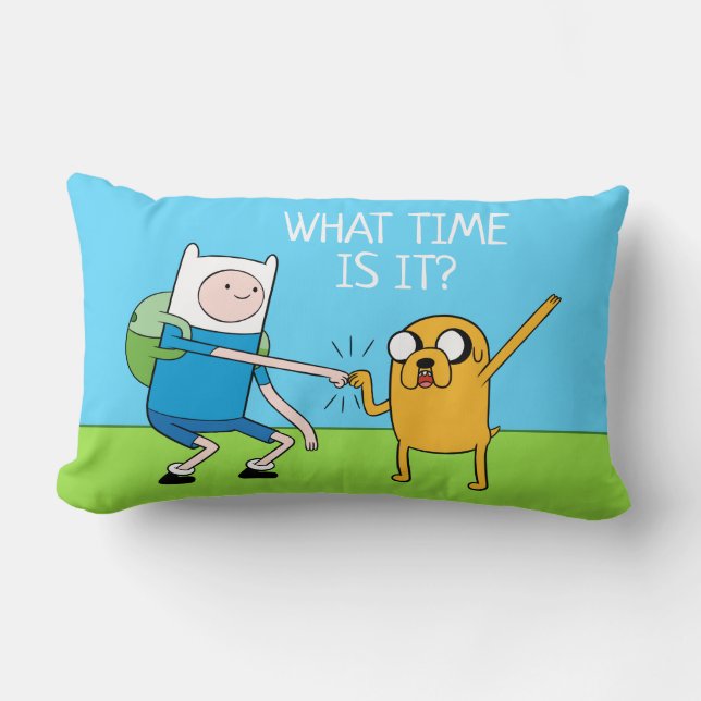 Abenteuerzeit | Finn & Jake Fist Bump Lendenkissen (Vorderseite)