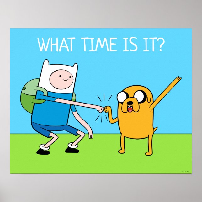 Abenteuerzeit | Finn & Jake Fist Bump Poster (Vorne)