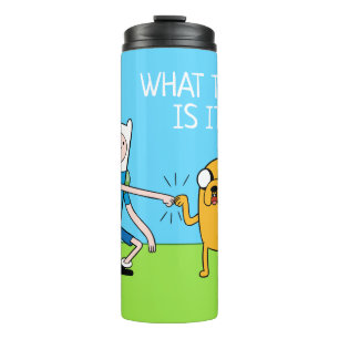 Abenteuerzeit   Finn & Jake Fist Bump Thermosbecher