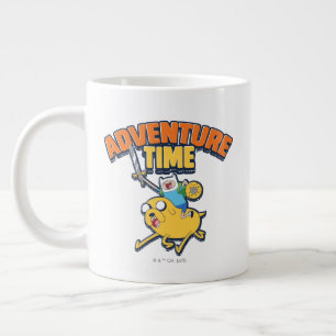 Abenteuerzeit Finn Riding Jake Jumbo-Tasse