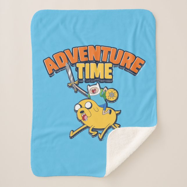 Abenteuerzeit | Finn Riding Jake Sherpadecke (Vorderseite)