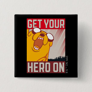 Abenteuerzeit   Jake "Get Your Hero On" Button