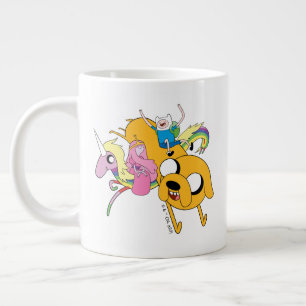 Abenteuerzeit   Lady, Bubblegum, Finn & Jake Jumbo-Tasse